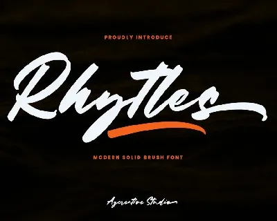 Rhytles font