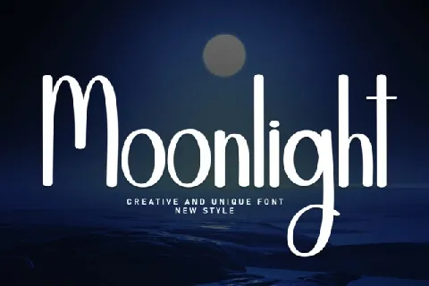 Moonlight Display font