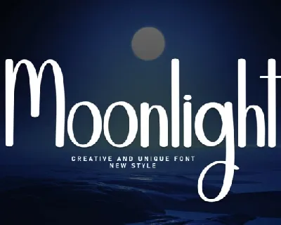 Moonlight Display font