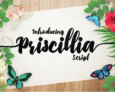 Priscillia font