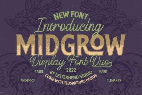 Midgrow font