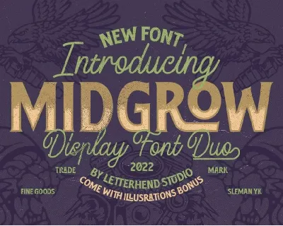 Midgrow font