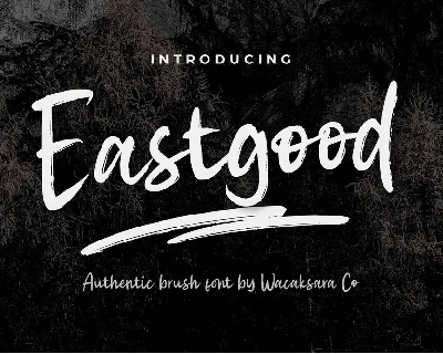 Eastgood font