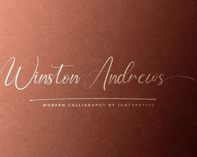 Winston Andrews font