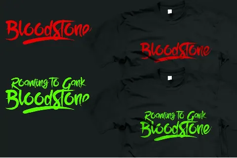 Bloodstone font