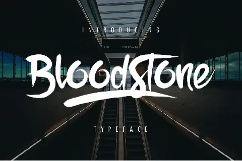 Bloodstone font