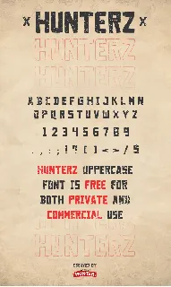 Hunterz font