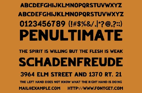 Fantony font