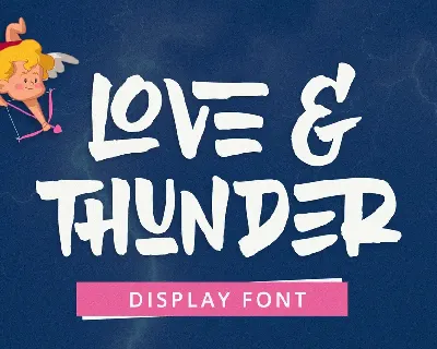 Love & Thunder font