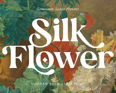 Silk Flower font
