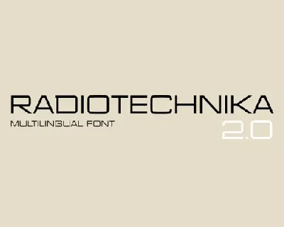 Radiotechnika font