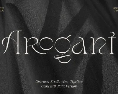 Arogant DEMO font