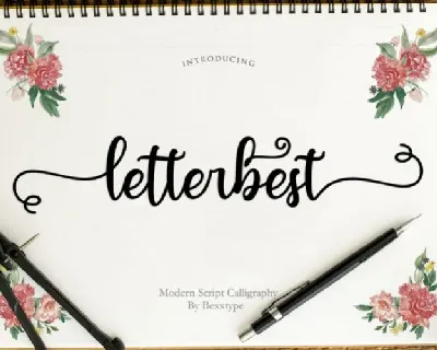 Letterbest Calligraphy font