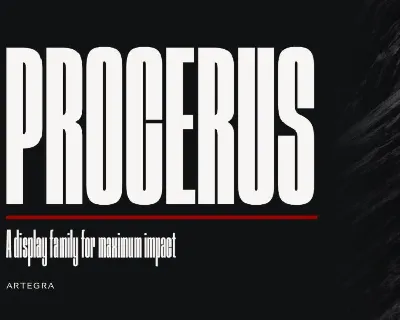 Procerus Family font