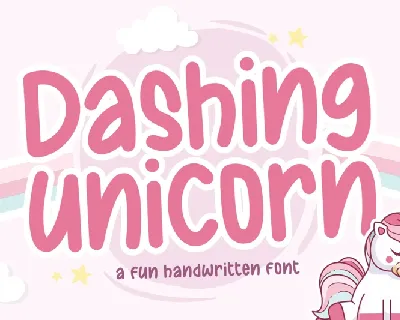 Dashing Unicorn font