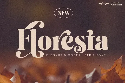 Floresta Display font