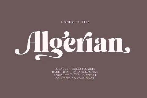 Floresta Display font