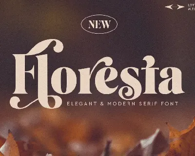 Floresta Display font