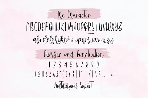 Pretty Rough font