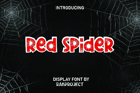 Red Spider font