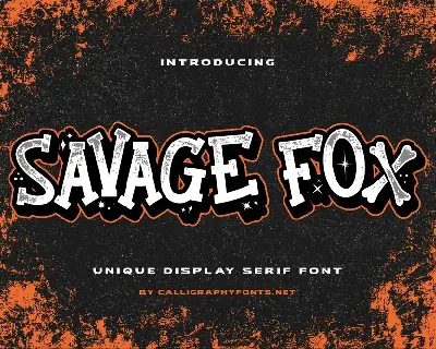 Savage Fox font