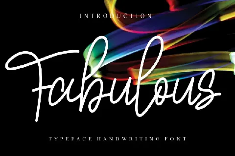 Fabulous Handwritten font