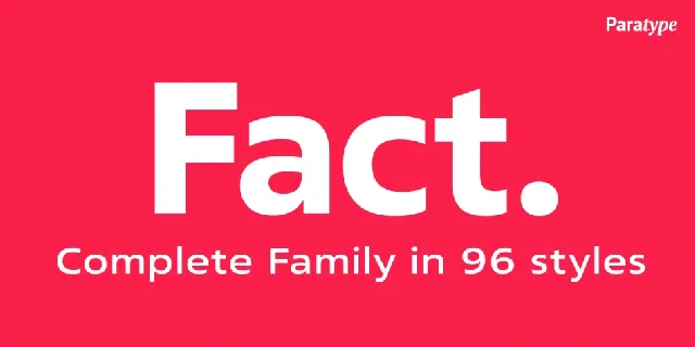 Fact font