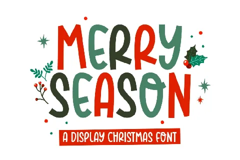 Merry Season font