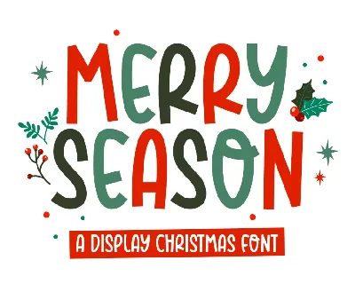 Merry Season font