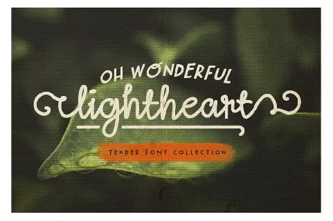 Lightheart Free font