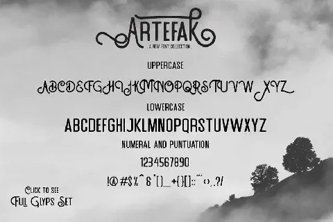 Artefak font