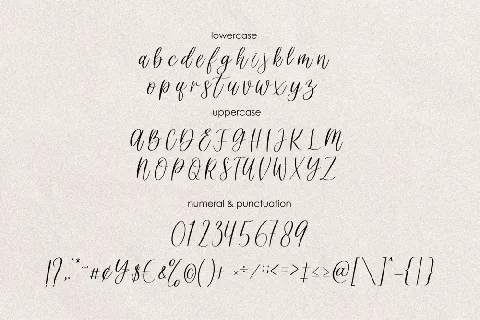 Blystnutter Demo font