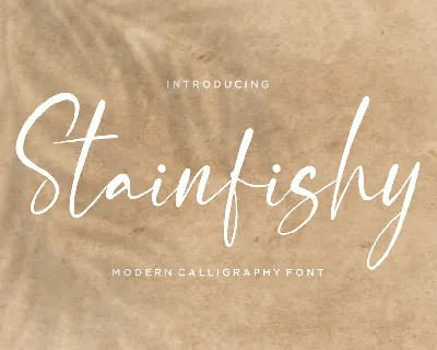 Stainfishy font