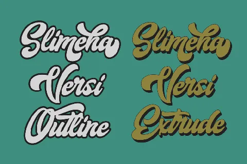 Slimeha font