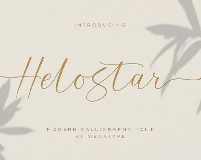 Helostar font