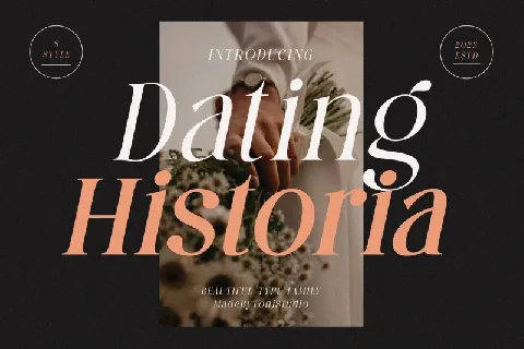 Dating Historia Family font