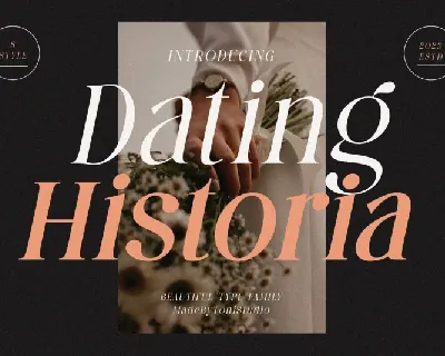 Dating Historia Family font