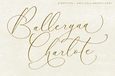 Balleryna Charlote font