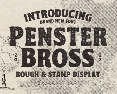 Penster Bross font