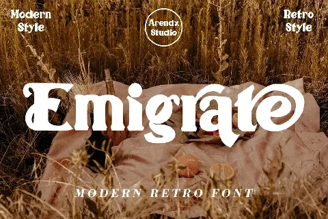 Emigrate font