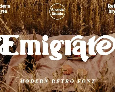 Emigrate font