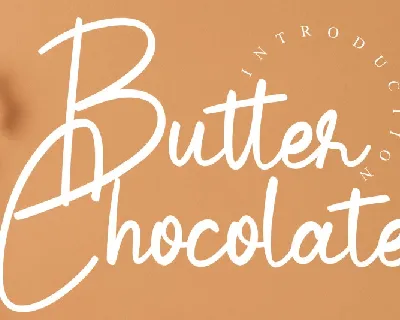 Butter Chocolate Script font