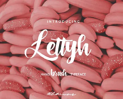 Lettyh Brush font