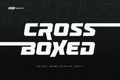 Cross Boxed font