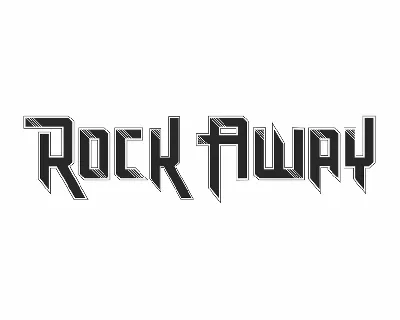 Rock Away Demo font