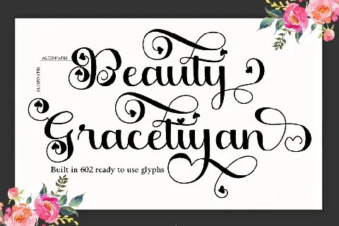 Beauty Gracetiyan font