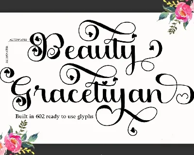 Beauty Gracetiyan font