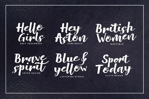 Pust Thing Script font