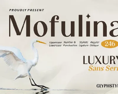 Mofulina font