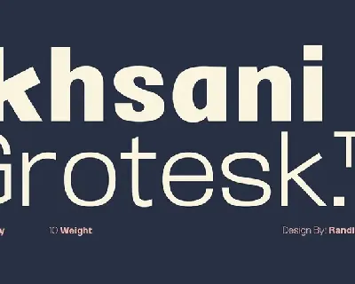 Ikhsani Grotesk font